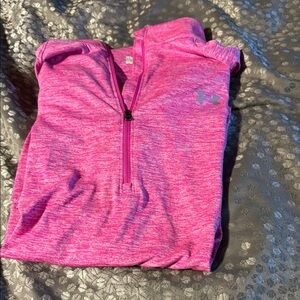 Under Armour Vibrant Pink Half-Zip Top